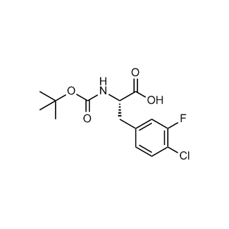 (S)-2-((Tert-butoxycarbonyl)amino)-3-(4-chloro-3-fluorophenyl)propanoic acid