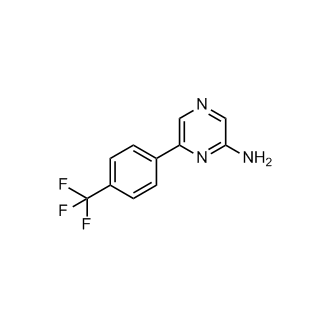 6-(4-(Trifluoromethyl)phenyl)pyrazin-2-amine