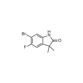 6-Bromo-5-fluoro-3,3-dimethylindolin-2-one