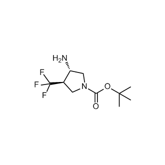 Tert-butyl (3S,4R)-3-amino-4-(trifluoromethyl)pyrrolidine-1-carboxylate
