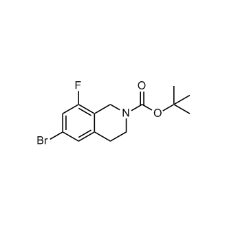 Tert-butyl 6-bromo-8-fluoro-3,4-dihydroisoquinoline-2(1H)-carboxylate