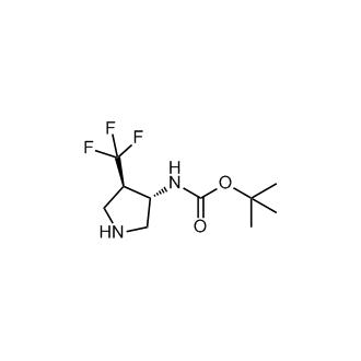 Tert-butyl ((3S,4R)-4-(trifluoromethyl)pyrrolidin-3-yl)carbamate