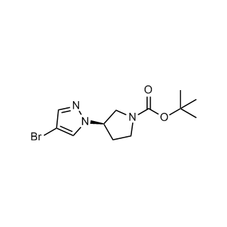 Tert-butyl (R)-3-(4-bromo-1H-pyrazol-1-yl)pyrrolidine-1-carboxylate