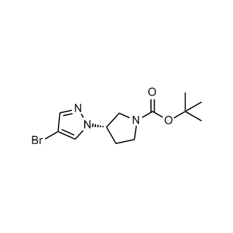 Tert-butyl (S)-3-(4-bromo-1H-pyrazol-1-yl)pyrrolidine-1-carboxylate