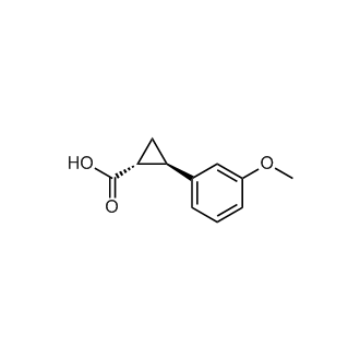 rel-(1R,2R)-2-(3-Methoxyphenyl)cyclopropanecarboxylic acid