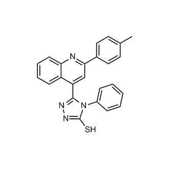 4-Phenyl-5-(2-(p-tolyl)quinolin-4-yl)-4H-1,2,4-triazole-3-thiol