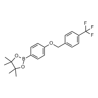 4,4,5,5-Tetramethyl-2-(4-((4-(trifluoromethyl)benzyl)oxy)phenyl)-1,3,2-dioxaborolane