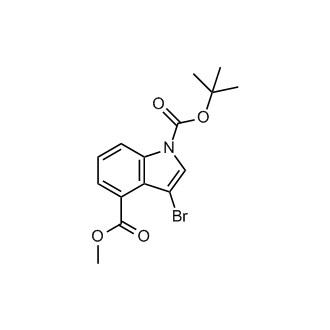 1-(Tert-butyl) 4-methyl 3-bromo-1H-indole-1,4-dicarboxylate