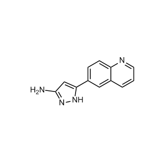 5-(Quinolin-6-yl)-1H-pyrazol-3-amine