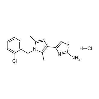 4-(1-(2-Chlorobenzyl)-2,5-dimethyl-1H-pyrrol-3-yl)thiazol-2-amine hydrochloride