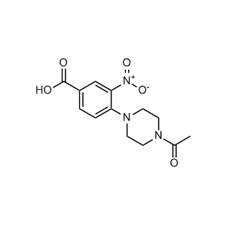 4-(4-Acetylpiperazin-1-yl)-3-nitrobenzoic acid