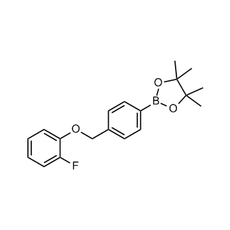2-(4-((2-Fluorophenoxy)methyl)phenyl)-4,4,5,5-tetramethyl-1,3,2-dioxaborolane