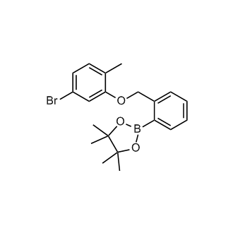 2-(2-((5-Bromo-2-methylphenoxy)methyl)phenyl)-4,4,5,5-tetramethyl-1,3,2-dioxaborolane