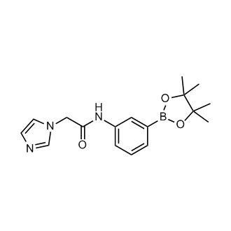 2-(1H-imidazol-1-yl)-N-(3-(4,4,5,5-tetramethyl-1,3,2-dioxaborolan-2-yl)phenyl)acetamide