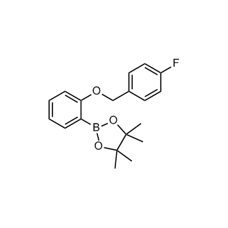2-(2-((4-Fluorobenzyl)oxy)phenyl)-4,4,5,5-tetramethyl-1,3,2-dioxaborolane