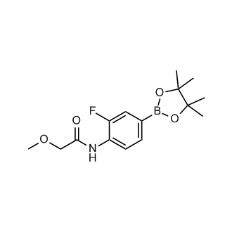 N-(2-fluoro-4-(4,4,5,5-tetramethyl-1,3,2-dioxaborolan-2-yl)phenyl)-2-methoxyacetamide