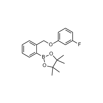 2-(2-((3-Fluorophenoxy)methyl)phenyl)-4,4,5,5-tetramethyl-1,3,2-dioxaborolane