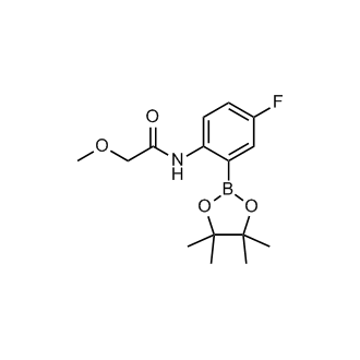 N-(4-fluoro-2-(4,4,5,5-tetramethyl-1,3,2-dioxaborolan-2-yl)phenyl)-2-methoxyacetamide