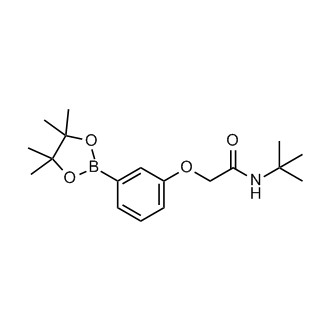 N-(tert-butyl)-2-(3-(4,4,5,5-tetramethyl-1,3,2-dioxaborolan-2-yl)phenoxy)acetamide