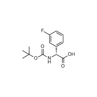 (R)-2-((tert-butoxycarbonyl)amino)-2-(3-fluorophenyl)acetic acid
