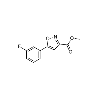 Methyl 5-(3-fluorophenyl)isoxazole-3-carboxylate