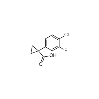 1-(4-Chloro-3-fluorophenyl)cyclopropane-1-carboxylic acid