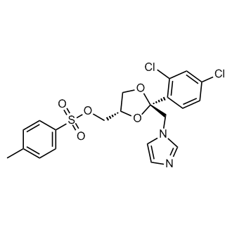 ((2R,4S)-2-((1H-Imidazol-1-yl)methyl)-2-(2,4-dichlorophenyl)-1,3-dioxolan-4-yl)methyl 4-methylbenzenesulfonate (Ketoconazole Impurity)