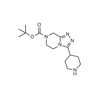 tert-Butyl 3-(piperidin-4-yl)-5,6-dihydro-[1,2,4]triazolo[4,3-a]pyrazine-7(8H)-carboxylate