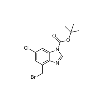 Tert-butyl 4-(bromomethyl)-6-chloro-1H-benzo[d]imidazole-1-carboxylate