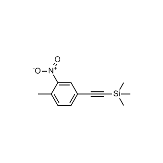 Trimethyl((4-methyl-3-nitrophenyl)ethynyl)silane