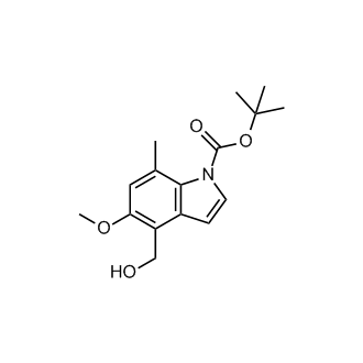 tert-Butyl 4-(hydroxymethyl)-5-methoxy-7-methyl-1H-indole-1-carboxylate