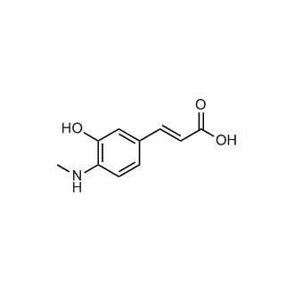 3-(3-Hydroxy-4-(methylamino)phenyl)acrylic acid