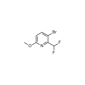 3-Bromo-2-(difluoromethyl)-6-methoxypyridine