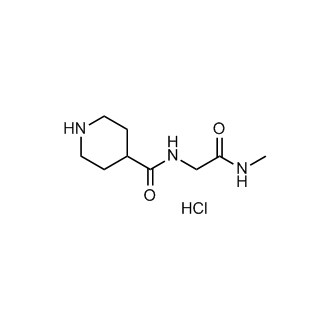 N-(2-(Methylamino)-2-oxoethyl)piperidine-4-carboxamide hydrochloride