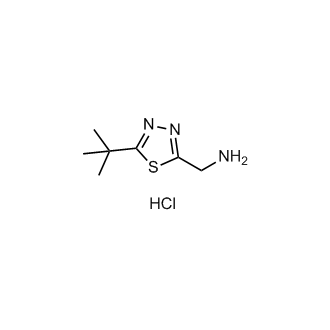 (5-(tert-Butyl)-1,3,4-thiadiazol-2-yl)methanamine hydrochloride
