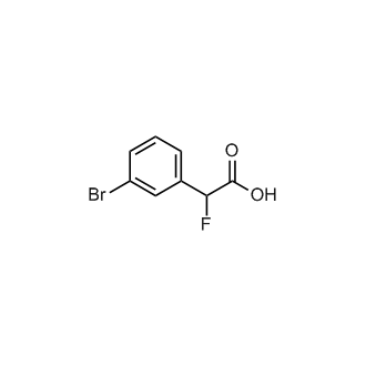 2-(3-Bromophenyl)-2-fluoroacetic acid