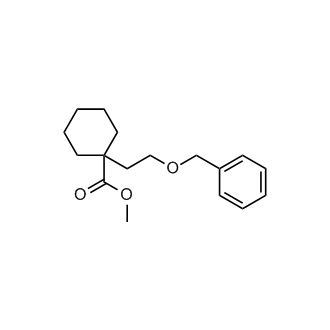 Methyl 1-(2-(benzyloxy)ethyl)cyclohexanecarboxylate