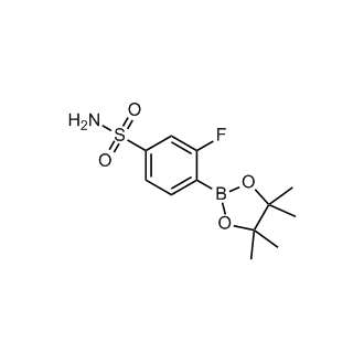 3-Fluoro-4-(4,4,5,5-tetramethyl-1,3,2-dioxaborolan-2-yl)benzenesulfonamide