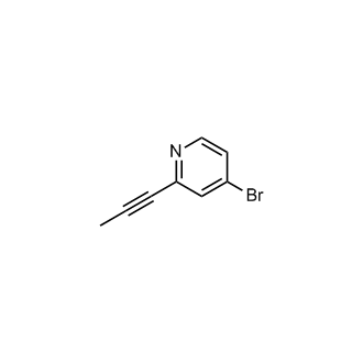 4-Bromo-2-(prop-1-yn-1-yl)pyridine