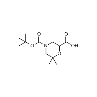 4-(1,1-Dimethylethyl) 6,6-dimethyl-2,4-morpholinedicarboxylate