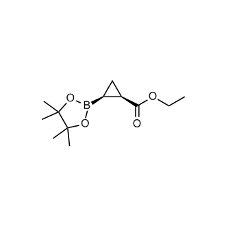 rel-Ethyl (1R,2S)-2-(4,4,5,5-tetramethyl-1,3,2-dioxaborolan-2-yl)cyclopropane-1-carboxylate