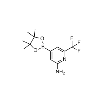 4-(4,4,5,5-Tetramethyl-1,3,2-dioxaborolan-2-yl)-6-(trifluoromethyl)pyridin-2-amine