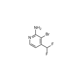 3-Bromo-4-(difluoromethyl)pyridin-2-amine