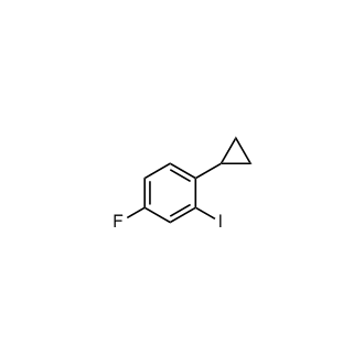1-Cyclopropyl-4-fluoro-2-iodobenzene