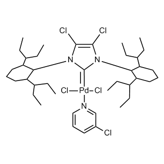 (SP-4-1)-[1,3-Bis[2,6-bis(1-ethylpropyl)phenyl]-4,5-dichloro-1,3-dihydro-2H-imidazol-2-ylidene]dichloro(3-chloropyridine-κN)palladium