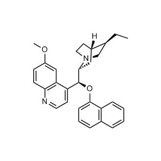 (4S,5R)-5-Ethyl-2-((S)-(6-methoxyquinolin-4-yl)(naphthalen-1-yloxy)methyl)quinuclidine