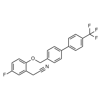 2-(5-Fluoro-2-((4'-(trifluoromethyl)-[1,1'-biphenyl]-4-yl)methoxy)phenyl)acetonitrile