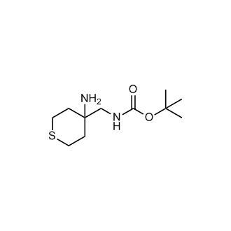 1,1-Dimethylethyl N-[(4-aminotetrahydro-2H-thiopyran-4-yl)methyl]carbamate