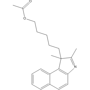 5-(1,2-Dimethyl-1H-benzo[e]indol-1-yl)pentyl acetate