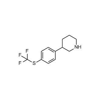 3-[4-[(Trifluoromethyl)thio]phenyl]piperidine